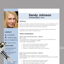 Charger l'image dans la galerie, RESUME TEMPLATE FOR WORD | PROFESSIONAL RESUME TEMPLATE