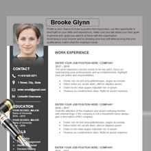 Charger l'image dans la galerie, RESUME TEMPLATE FOR WORD | PROFESSIONAL RESUME TEMPLATE