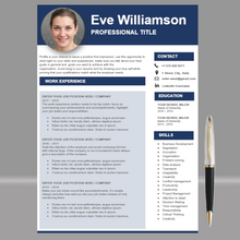 Charger l'image dans la galerie, RESUME TEMPLATE FOR WORD | PROFESSIONAL RESUME TEMPLATE