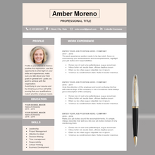 Charger l'image dans la galerie, RESUME TEMPLATE FOR WORD | PROFESSIONAL RESUME TEMPLATE