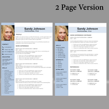 Charger l'image dans la galerie, RESUME TEMPLATE FOR WORD | PROFESSIONAL RESUME TEMPLATE