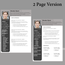 Charger l'image dans la galerie, RESUME TEMPLATE FOR WORD | PROFESSIONAL RESUME TEMPLATE