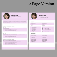 Charger l'image dans la galerie, RESUME TEMPLATE FOR WORD | PROFESSIONAL RESUME TEMPLATE