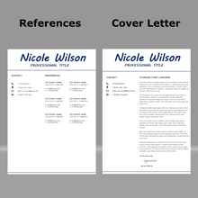 Charger l'image dans la galerie, RESUME TEMPLATE FOR WORD | PROFESSIONAL RESUME TEMPLATE