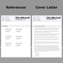 Charger l'image dans la galerie, RESUME TEMPLATE FOR WORD | PROFESSIONAL RESUME TEMPLATE