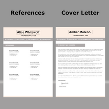 Charger l'image dans la galerie, RESUME TEMPLATE FOR WORD | PROFESSIONAL RESUME TEMPLATE