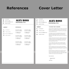 Charger l'image dans la galerie, RESUME TEMPLATE FOR WORD | PROFESSIONAL RESUME TEMPLATE