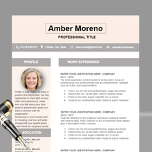 Charger l&#39;image dans la galerie, RESUME TEMPLATE FOR WORD | PROFESSIONAL RESUME TEMPLATE
