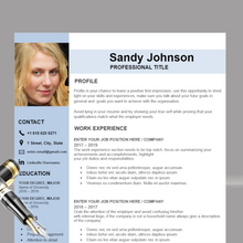 Charger l&#39;image dans la galerie, RESUME TEMPLATE FOR WORD | PROFESSIONAL RESUME TEMPLATE
