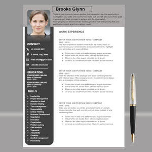 RESUME TEMPLATE FOR WORD | PROFESSIONAL RESUME TEMPLATE