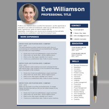 Charger l&#39;image dans la galerie, RESUME TEMPLATE FOR WORD | PROFESSIONAL RESUME TEMPLATE
