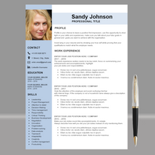 Charger l&#39;image dans la galerie, RESUME TEMPLATE FOR WORD | PROFESSIONAL RESUME TEMPLATE
