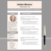 Charger l&#39;image dans la galerie, RESUME TEMPLATE FOR WORD | PROFESSIONAL RESUME TEMPLATE
