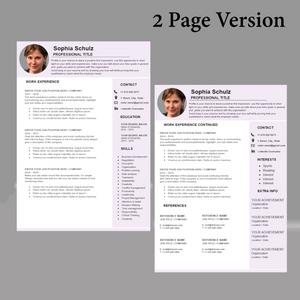 RESUME TEMPLATE FOR WORD | PROFESSIONAL RESUME TEMPLATE