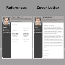 Charger l&#39;image dans la galerie, RESUME TEMPLATE FOR WORD | PROFESSIONAL RESUME TEMPLATE
