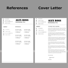 Charger l&#39;image dans la galerie, RESUME TEMPLATE FOR WORD | PROFESSIONAL RESUME TEMPLATE
